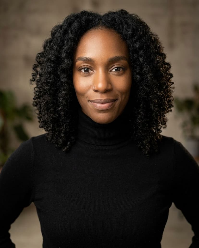 AI-generated professional headshot example