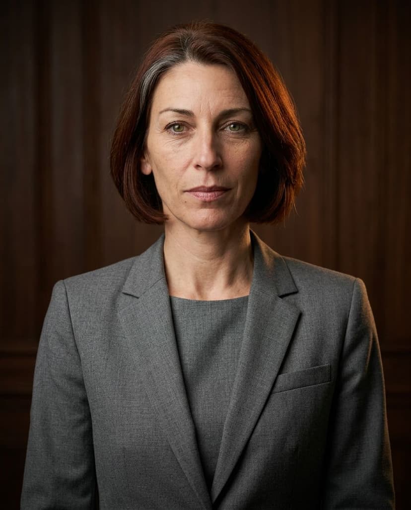 AI-generated professional headshot example