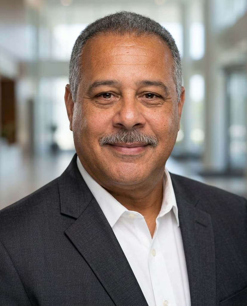 AI-generated professional headshot example