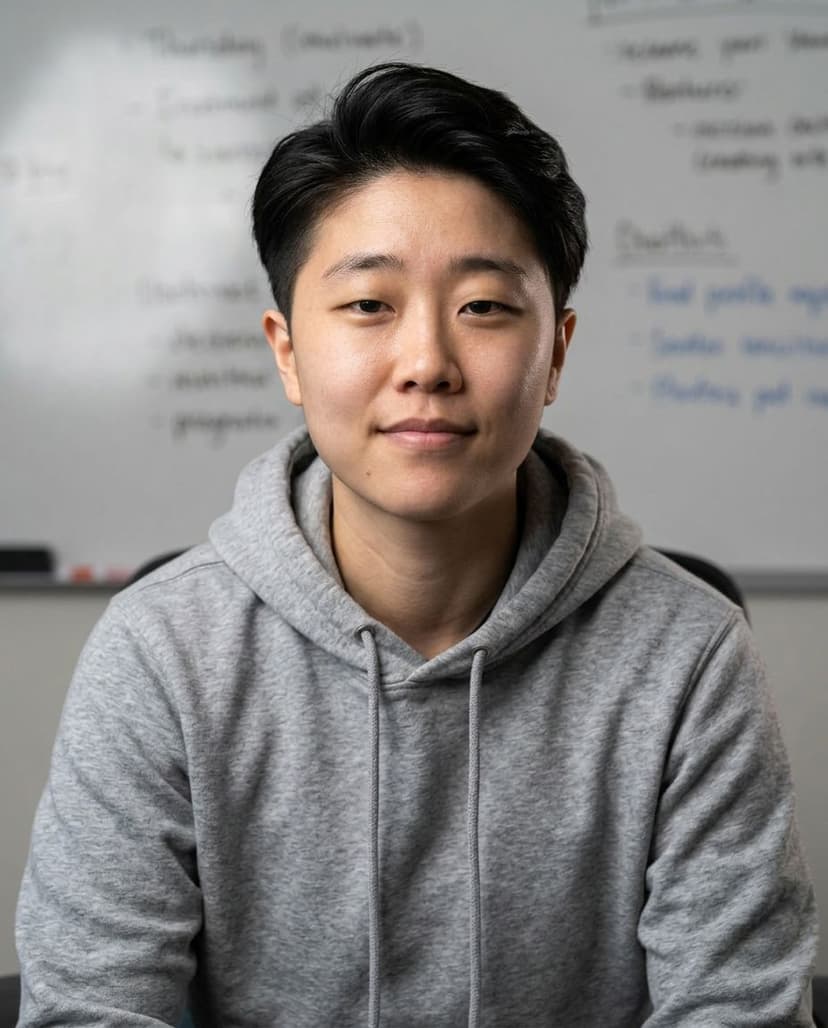 AI-generated professional headshot example