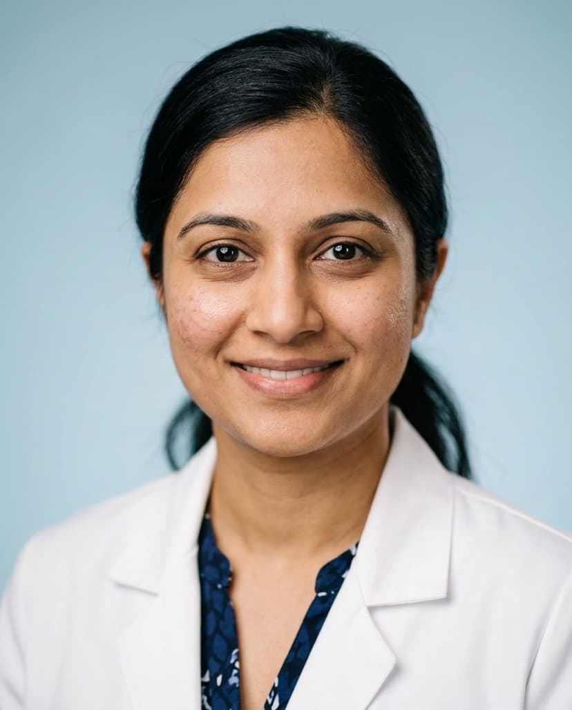 AI-generated professional headshot example