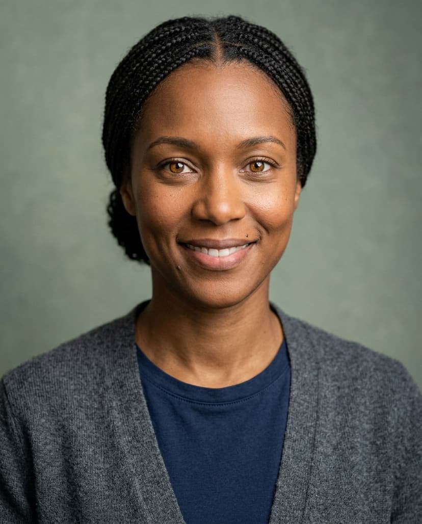 AI-generated professional headshot example