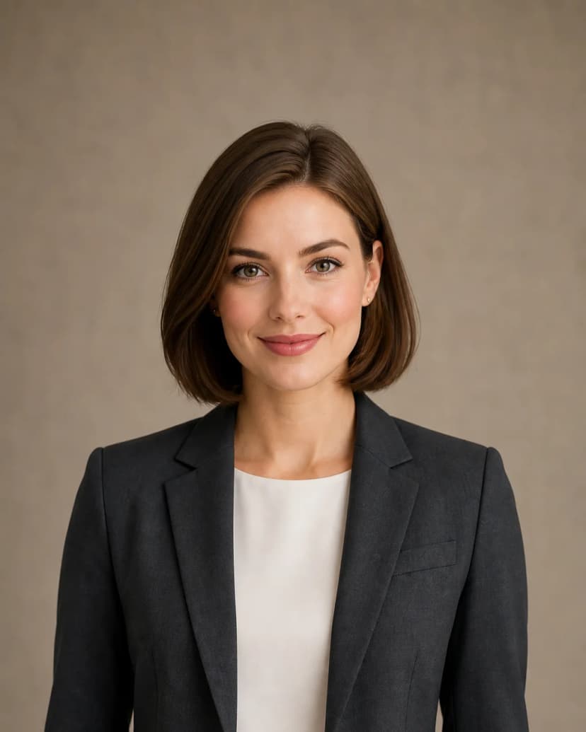 Beispiel für outfit im Paket Business Portraits: Anthrazitfarbener Zweiteiler